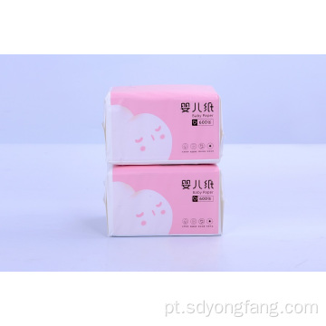 Papel higiênico facial de tecido para bebês com pacote rosa